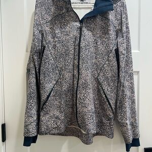 Lululemon Women's Speckled Zip-Up wind/rain Jacket